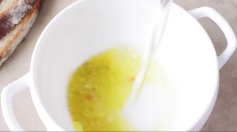 Bouillon, broth, clear soup Stock Footage 46878674
