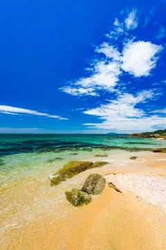 Boulder beach seaside Stock Photos