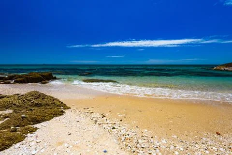 Boulder beach seaside Foto stock