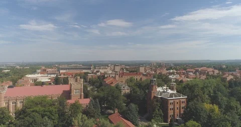 Boulder CO City View From the Sky Stock Footage 116758438