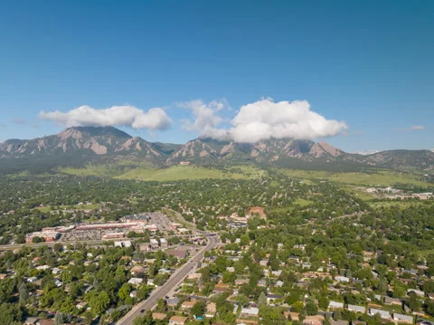 Boulder, CO Drone Timelapse Видео 245371270