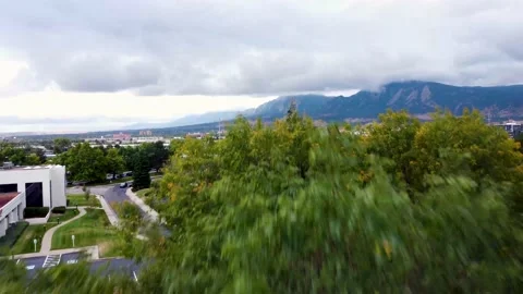 Boulder CO - Mountain Reveal Stock Footage 163447702