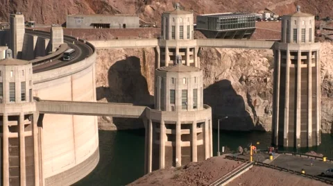 Boulder Dam Hoover Dam Stock Footage 45091284