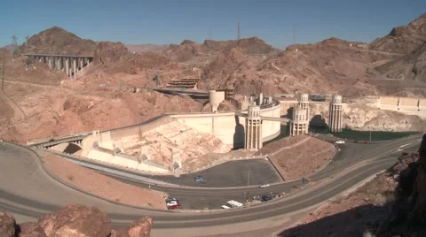 Boulder Dam Hoover Dam Video stock 45096858
