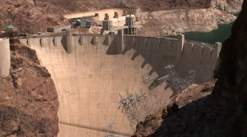 Boulder Dam Hoover Dam Stock Footage 45573705