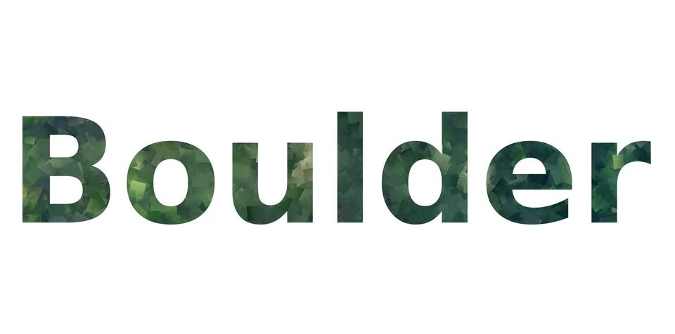 Boulder Stock Illustration