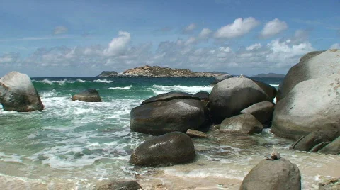 Boulder Island Stock Footage 474330