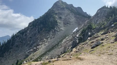 Boulder Pass Glacier Peak Wilderness Backpacking Stock Footage 221582067