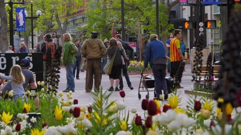 Boulder Pedestrians Stock-Footage 53287752