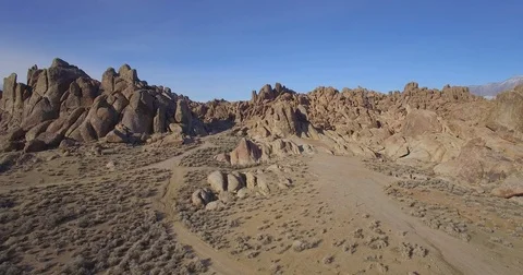 Boulder Rocks Desert Sideways Stock Footage 72416244