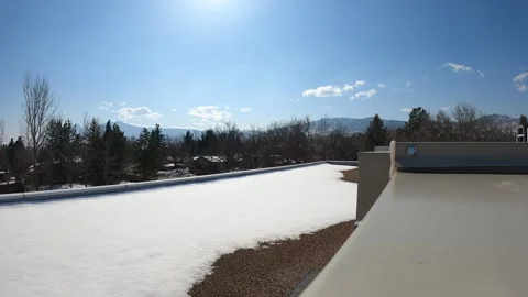 Boulder Snow Timelapse Stock Footage 311605119