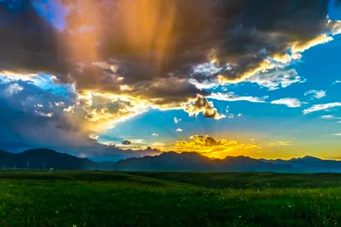 Boulder Sunset Фото