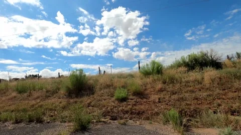 Boulder, Utah August 11 2023 Driving desert city Stock Footage 304735629