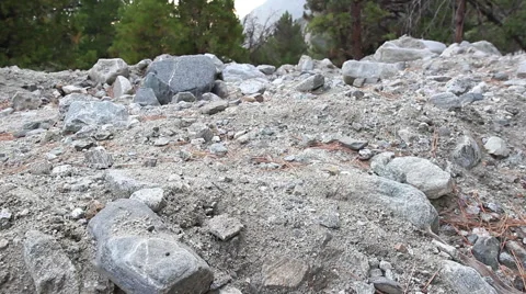 Boulders on Mountain side 動画素材 52000163