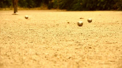 Boule - Yellow ground Stock Footage 792876