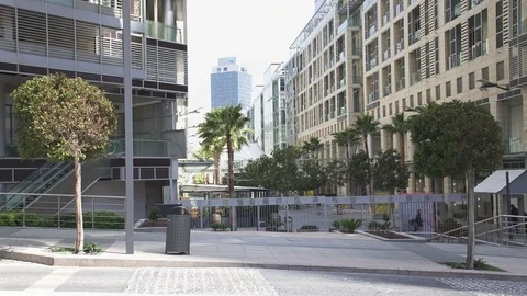 The Boulevard complex in modern Abdali district of Amman Stock Footage 111288575