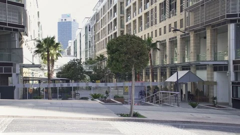 The Boulevard complex in modern Abdali district of Amman, Jordan Stock Footage 111291483