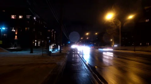 Boulevard Hyperlapse Walking Traffic Flow Stock Footage 62077173