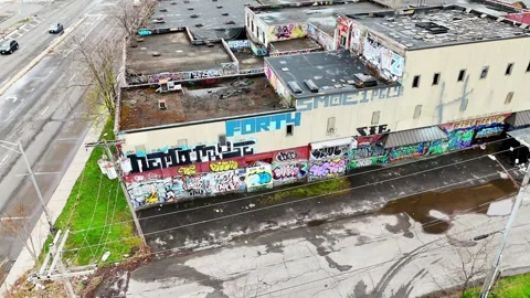 Boulevard - Syracuse, NY Video stock 335797771