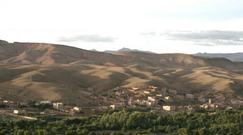 Boumalne Dades time lapse Stock Footage 571888