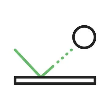 Bounce icon vector image. 스톡 일러스트