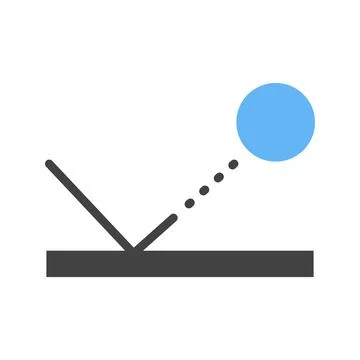 Bounce icon vector image. 스톡 일러스트