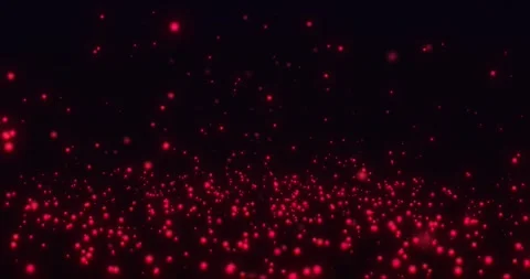 Bounce Particles on a Floor.Falling Small red Colorful Particles. 4k video Stock Footage 243884283