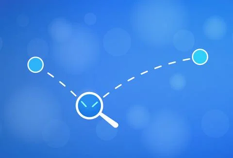 Bounce Rate concept. Analysis of the website exit rate and output of potential Stock Illustration