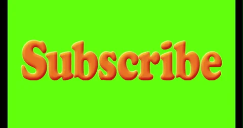 Bouncing 3D Animated Subscribe Text Call to Action Overlay Vidéo 335836916