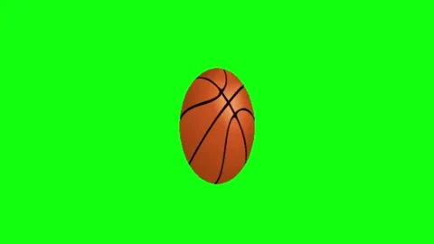 Bouncing ball animation on green screen Vídeo Stock 335427576