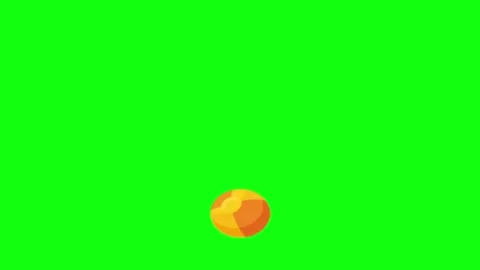 Bouncing ball animation on green screen Stock-Footage 335427583