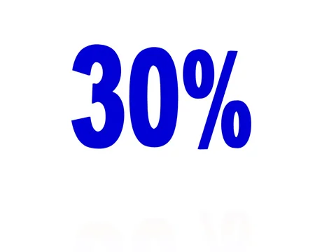 Bouncing Blue 30% Stock Footage 71287618