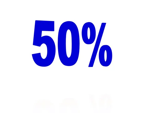 Bouncing Blue 50% Stock Footage 71436169