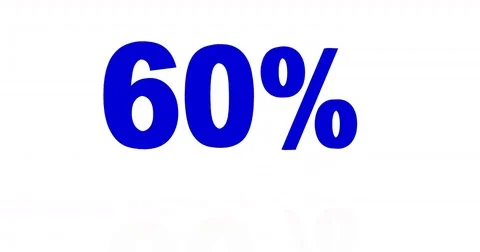 Bouncing Blue 60% Stock Footage 71568746