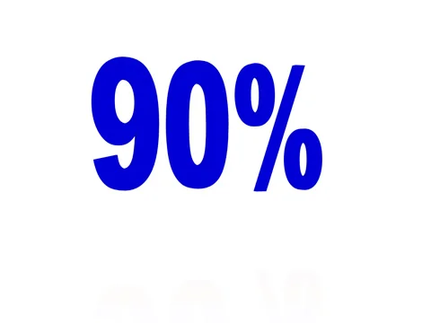 Bouncing Blue 90% Stock Footage 71828917