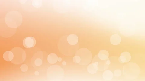 Bouncing bokeh transparent circles on orange Stock-Footage 61097396