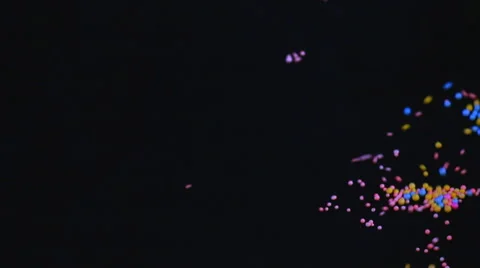 Bouncing colored rubber balls. Stock Footage 50457708