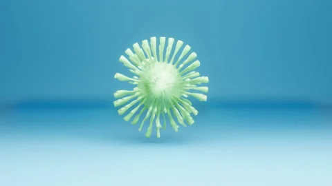 A bouncing Coronavirus Animation Video stock 157327270