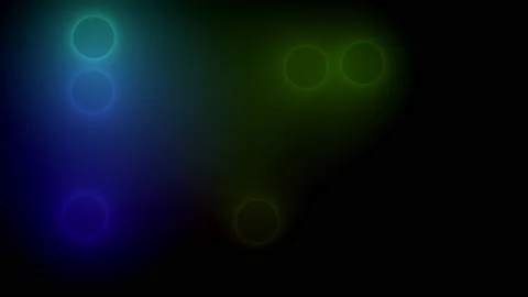 Bouncing Dark Balls Inside Black Space Stock Footage 153946662
