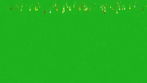 Bouncing Dots Effect Of Multi Color On Green Screen Stock Footage 237455893