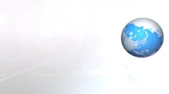 Bouncing Globe with Media Stock After Effects
