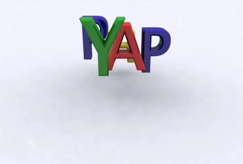 Bouncing Happy message Stock Footage 557734