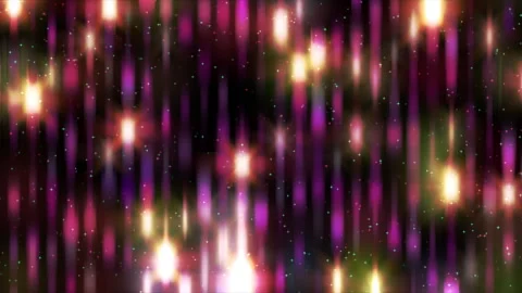 Bouncing light particles loop 4k Stock Footage 254124845