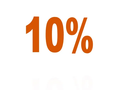 Bouncing Orange 10% Stock Footage 71205219