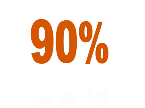 Bouncing Orange 90% Stock Footage 71828994