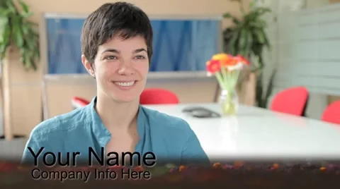 Bouncing Particles Lower Third Stockmateriaal After Effects