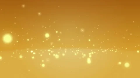 Bouncing Particles Motion backgrounds -Golden color Stock Footage 74381247
