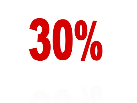 Bouncing Red 30% Stock Footage 71288119