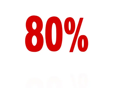 Bouncing Red 80% Stock Footage 71680255