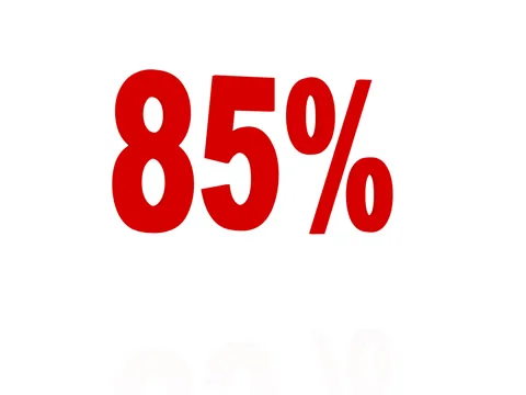 Bouncing Red 85% Stock Footage 71829537